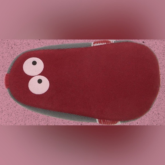 Rosie Pope Infant Embroidered I See You Espadrille Shoes 0-3 Month|Gray Red - Picture 10 of 16